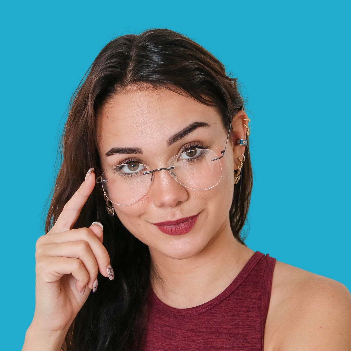 Rimless womens eyewear online