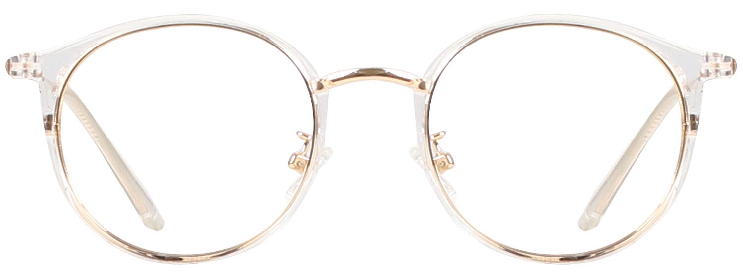 Round gold cheap rim glasses