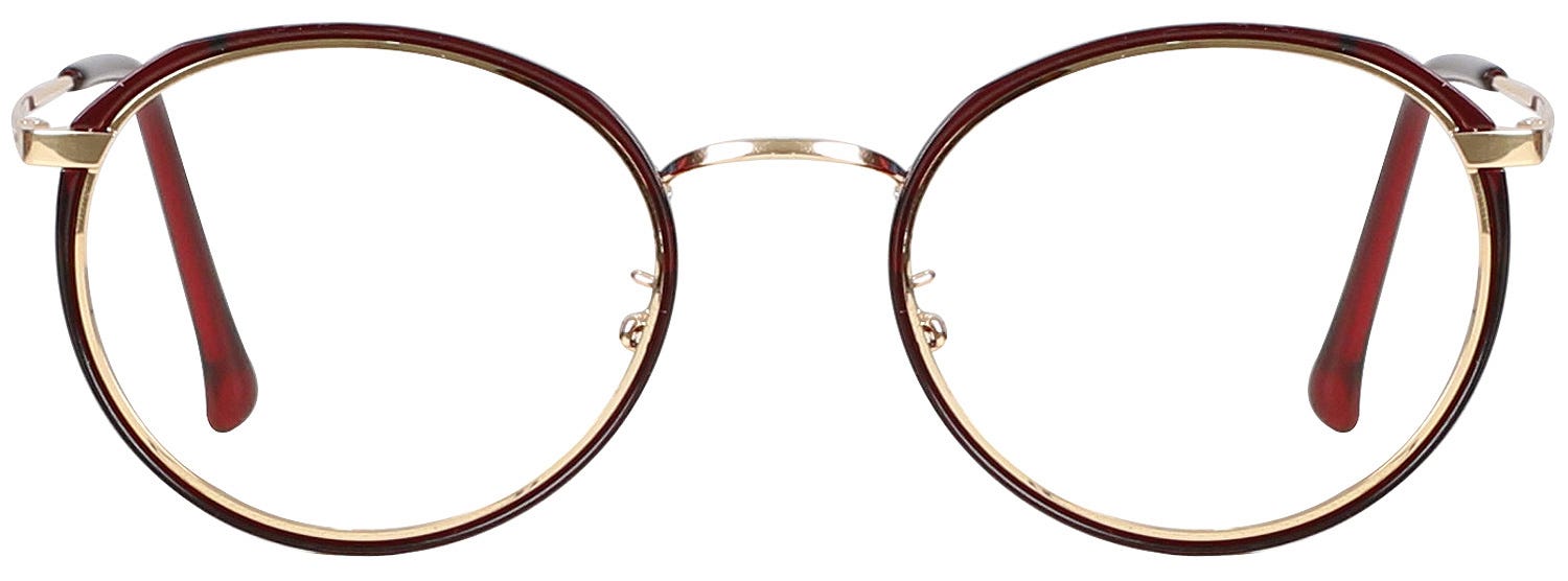 Round glasses shop rose gold