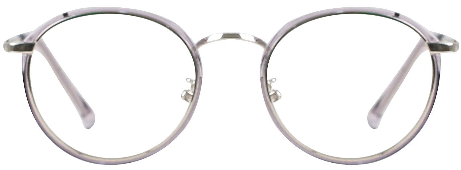 Silver round cheap eyeglasses