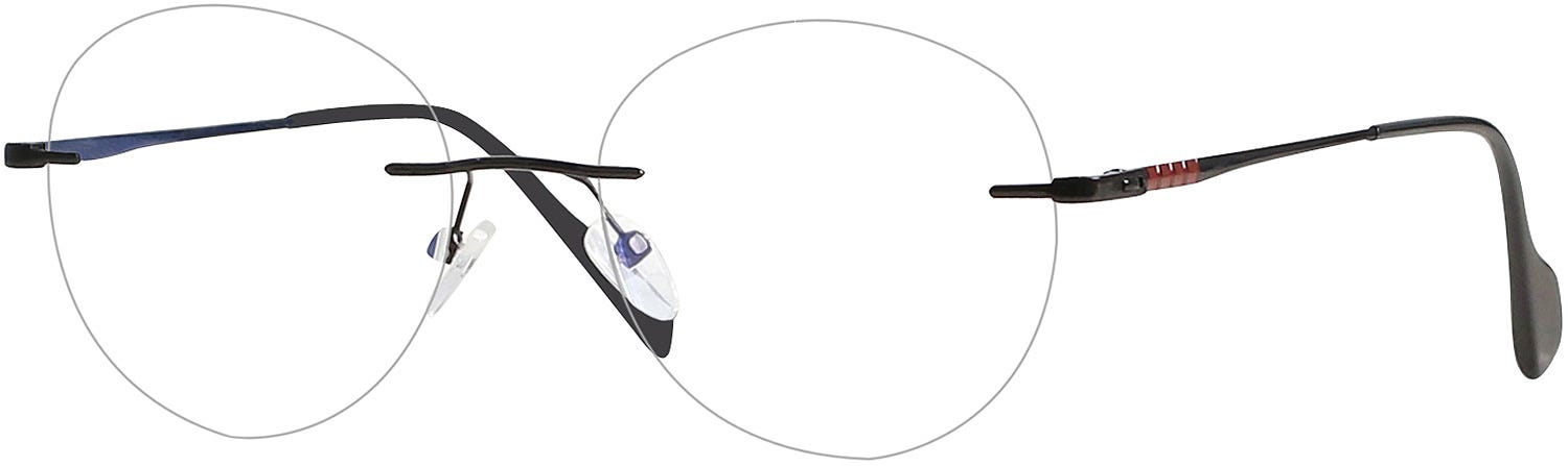 Rimless Eyeglasses 155928 c