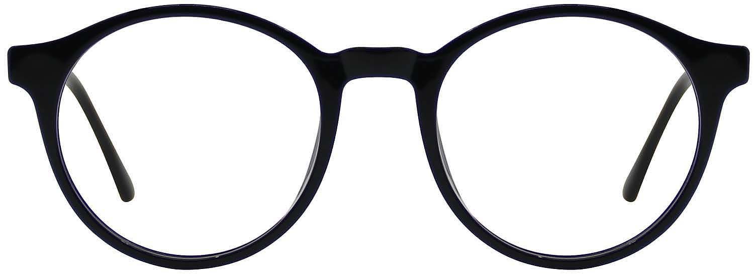 Round frame outlet glasses