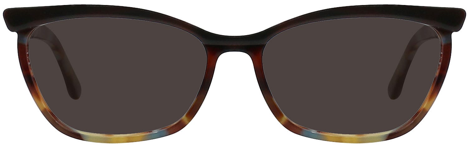 Vera Wang Luxe Becall brown tortoise high quality cat eye sunglasses