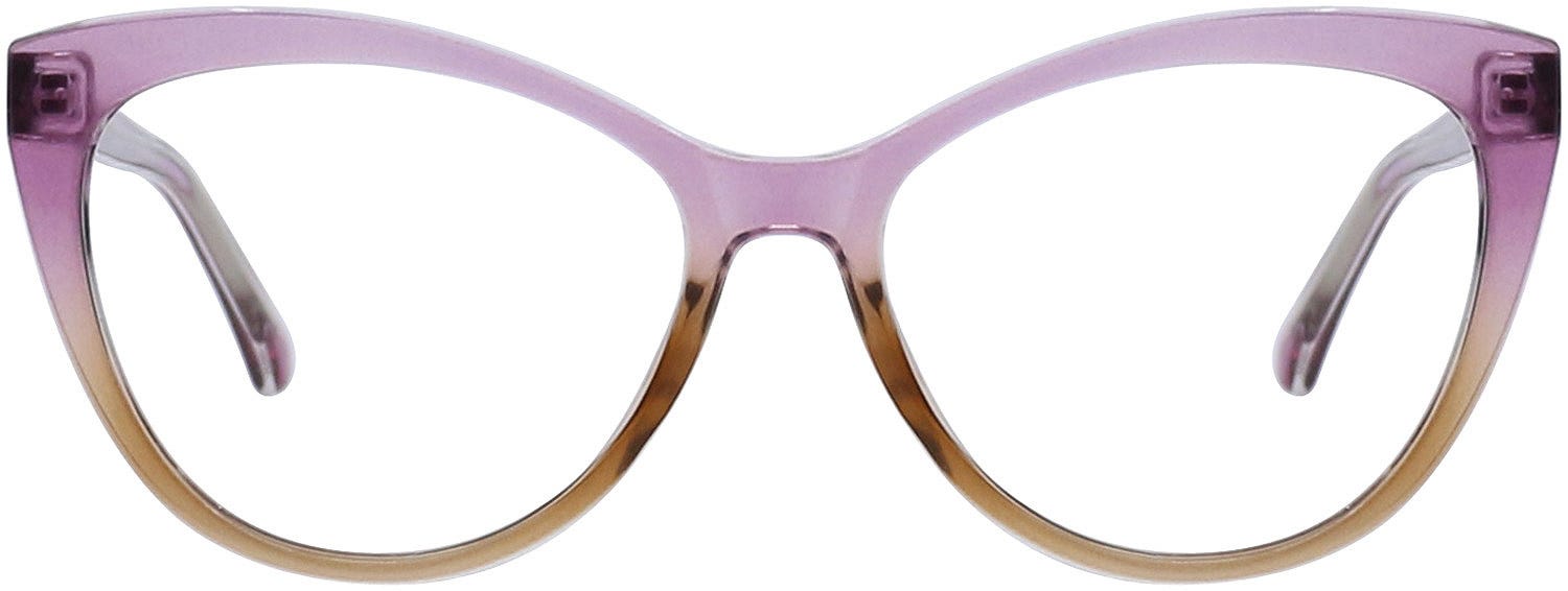 Cat eye cheap glasses purple