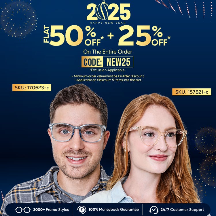 New lenses for glasses online on sale